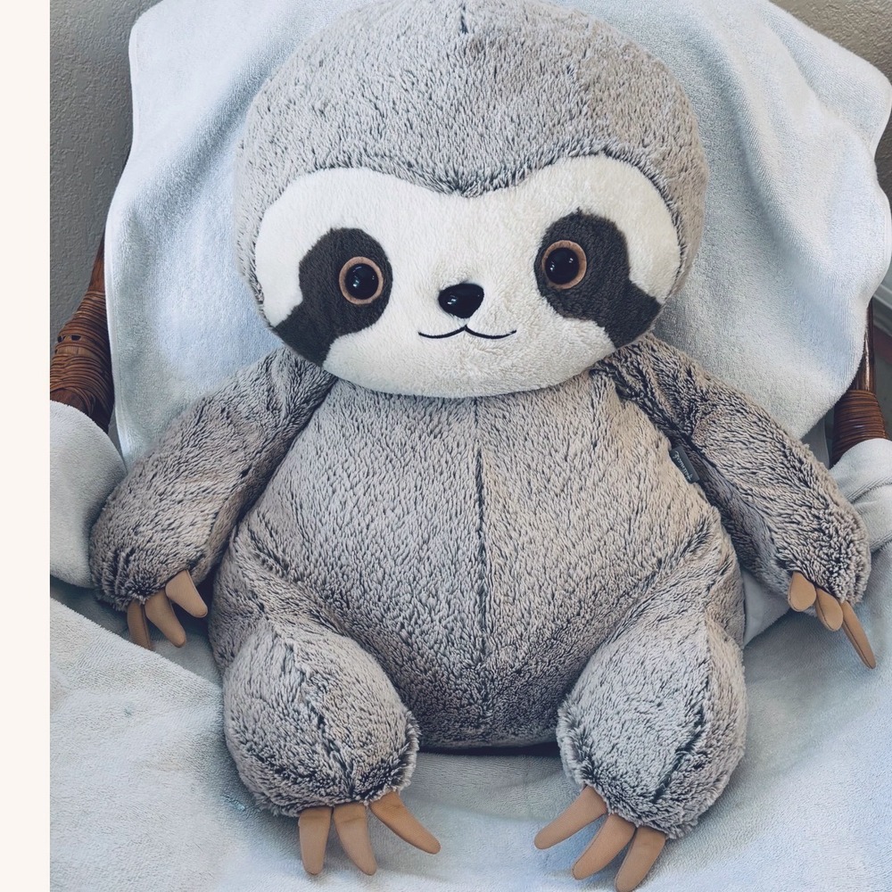 Hallmark Baby Sloth Plush 20" Jumbo Large Stuffed Animal Brown Soft Huggable - Picture 2 of 7